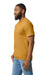 Gildan G650 Mens Softstyle Short Sleeve Crewneck T-Shirt Mustard Yellow Side