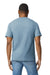Gildan G650 Mens Softstyle Short Sleeve Crewneck T-Shirt Stone Blue Back