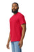 Gildan G650 Mens Softstyle Short Sleeve Crewneck T-Shirt Red Side
