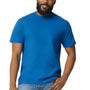 Gildan Mens Softstyle Short Sleeve Crewneck T-Shirt - Royal Blue - NEW