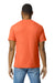 Gildan G650 Mens Softstyle Short Sleeve Crewneck T-Shirt Orange Back