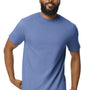 Gildan Mens Softstyle Short Sleeve Crewneck T-Shirt - Violet - NEW