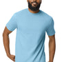 Gildan Mens Softstyle Short Sleeve Crewneck T-Shirt - Light Blue