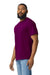 Gildan G650 Mens Softstyle Short Sleeve Crewneck T-Shirt Maroon Side