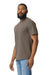 Gildan G650 Mens Softstyle Short Sleeve Crewneck T-Shirt Savana Brown Side
