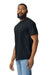 Gildan G650 Mens Softstyle Short Sleeve Crewneck T-Shirt Pitch Black Side