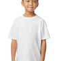 Gildan Youth Softstyle Short Sleeve Crewneck T-Shirt - White - NEW