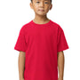 Gildan Youth Softstyle Short Sleeve Crewneck T-Shirt - Red - NEW