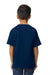 Gildan G650B Youth Softstyle Short Sleeve Crewneck T-Shirt Navy Blue Back