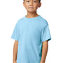 Gildan Youth Softstyle Short Sleeve Crewneck T-Shirt - Light Blue - NEW
