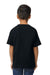 Gildan G650B Youth Softstyle Short Sleeve Crewneck T-Shirt Pitch Black Back