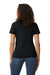 Gildan G650L Womens Softstyle Short Sleeve Crewneck T-Shirt Pitch Black Back