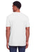 Gildan G670 Mens Softstyle CVC Short Sleeve Crewneck T-Shirt White Back