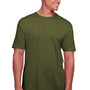 Gildan Mens Softstyle CVC Short Sleeve Crewneck T-Shirt - Cactus Green