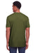 Gildan G670 Mens Softstyle CVC Short Sleeve Crewneck T-Shirt Cactus Green Back