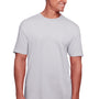 Gildan Mens Softstyle CVC Short Sleeve Crewneck T-Shirt - Cement Grey