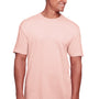 Gildan Mens Softstyle CVC Short Sleeve Crewneck T-Shirt - Dusty Rose Pink
