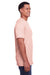 Gildan G670 Mens Softstyle CVC Short Sleeve Crewneck T-Shirt Dusty Rose Pink Side