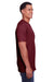 Gildan G670 Mens Softstyle CVC Short Sleeve Crewneck T-Shirt Maroon Side