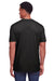 Gildan G670 Mens Softstyle CVC Short Sleeve Crewneck T-Shirt Black Mist Back