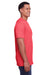 Gildan G670 Mens Softstyle CVC Short Sleeve Crewneck T-Shirt Red Side