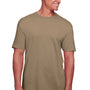 Gildan Mens Softstyle CVC Short Sleeve Crewneck T-Shirt - Slate