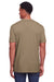 Gildan G670 Mens Softstyle CVC Short Sleeve Crewneck T-Shirt Slate Brown Back