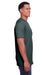 Gildan G670 Mens Softstyle CVC Short Sleeve Crewneck T-Shirt Steel Blue Side