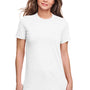 Gildan Womens Softstyle CVC Short Sleeve Crewneck T-Shirt - White