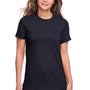 Gildan Womens Softstyle CVC Short Sleeve Crewneck T-Shirt - Navy Blue Mist