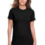 Gildan Womens Softstyle CVC Short Sleeve Crewneck T-Shirt - Pitch Black