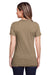 Gildan G670L Womens Softstyle CVC Short Sleeve Crewneck T-Shirt Slate Brown Back