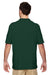 Gildan G728 Mens DryBlend Moisture Wicking Short Sleeve Polo Shirt Forest Green Back