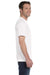 Gildan G800 Mens DryBlend Moisture Wicking Short Sleeve Crewneck T-Shirt White Side