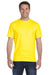 Gildan G800 Mens DryBlend Moisture Wicking Short Sleeve Crewneck T-Shirt Daisy Yellow Front