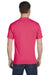 Gildan G800 Mens DryBlend Moisture Wicking Short Sleeve Crewneck T-Shirt Heliconia Pink Back