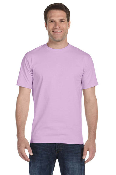 Gildan G800 Mens DryBlend Moisture Wicking Short Sleeve Crewneck T-Shirt Orchid Purple Front