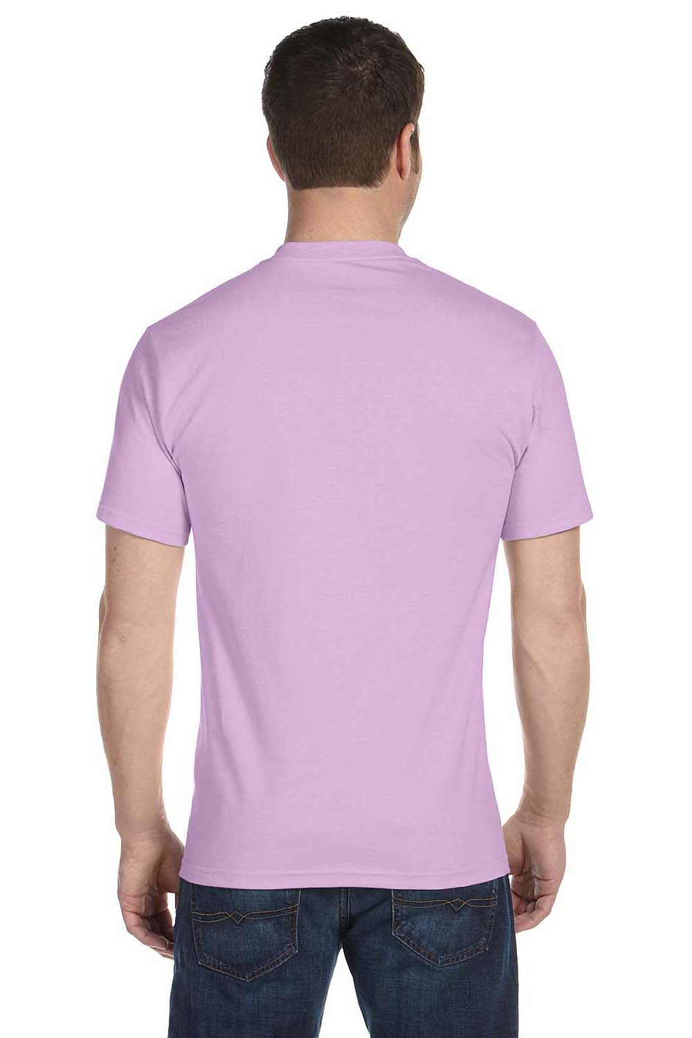Gildan G800 Mens DryBlend Moisture Wicking Short Sleeve Crewneck T-Shirt Orchid Purple Back