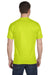Gildan G800 Mens DryBlend Moisture Wicking Short Sleeve Crewneck T-Shirt Safety Green Back