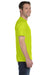 Gildan G800 Mens DryBlend Moisture Wicking Short Sleeve Crewneck T-Shirt Safety Green Side