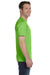 Gildan G800 Mens DryBlend Moisture Wicking Short Sleeve Crewneck T-Shirt Lime Green Side