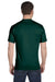 Gildan G800 Mens DryBlend Moisture Wicking Short Sleeve Crewneck T-Shirt Forest Green Back