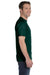 Gildan G800 Mens DryBlend Moisture Wicking Short Sleeve Crewneck T-Shirt Forest Green Side