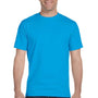 Gildan Mens DryBlend Moisture Wicking Short Sleeve Crewneck T-Shirt - Sapphire Blue