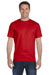 Gildan G800 Mens DryBlend Moisture Wicking Short Sleeve Crewneck T-Shirt Red Front