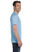 Gildan G800 Mens DryBlend Moisture Wicking Short Sleeve Crewneck T-Shirt Light Blue Side