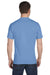 Gildan G800 Mens DryBlend Moisture Wicking Short Sleeve Crewneck T-Shirt Carolina Blue Back