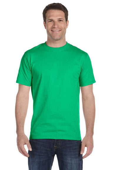 Gildan G800 Mens DryBlend Moisture Wicking Short Sleeve Crewneck T-Shirt Irish Green Front