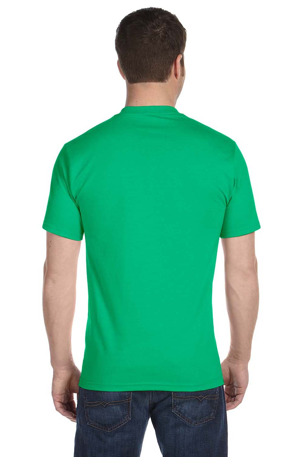 Gildan G800 Mens DryBlend Moisture Wicking Short Sleeve Crewneck T-Shirt Irish Green Back