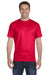 Gildan G800 Mens DryBlend Moisture Wicking Short Sleeve Crewneck T-Shirt Scarlet Red Front